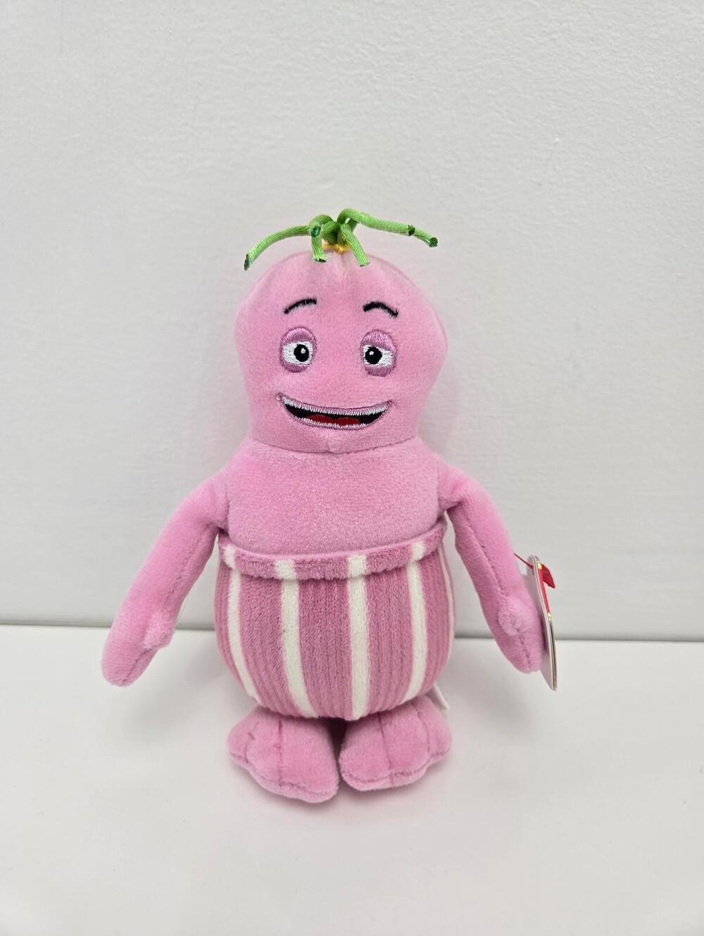 Ty Beanie Baby “Pinny” the Pink Boblin - From Children’s Show The Boblins
